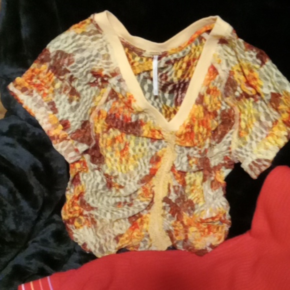 Free People Top & PJ Salvage Lounge Pants (curated) - Picture 2 of 4